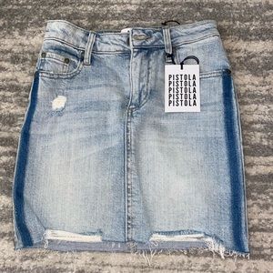 PISTOLA denim mini skirt